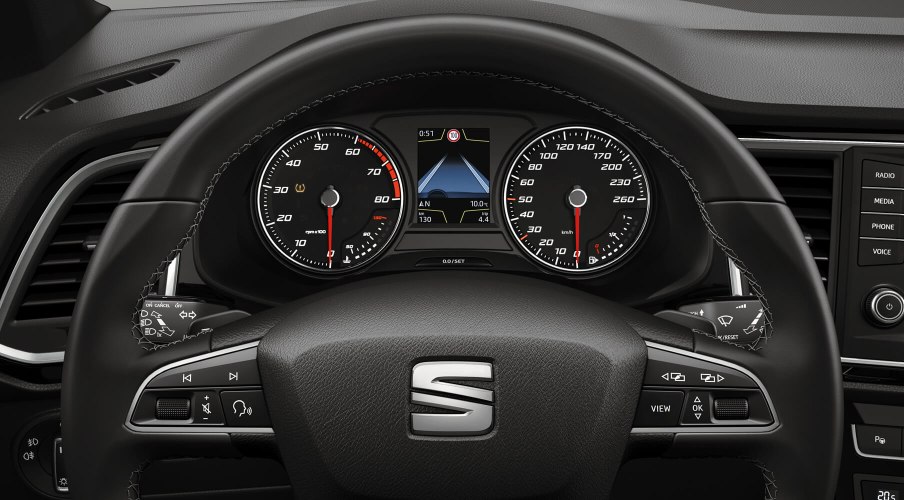 SEAT Ibiza Tyre-pressure monitoring display