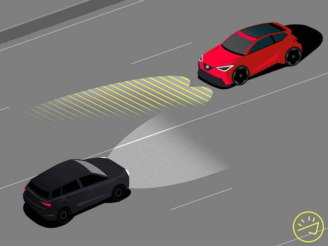 SEAT Arona high beam assist