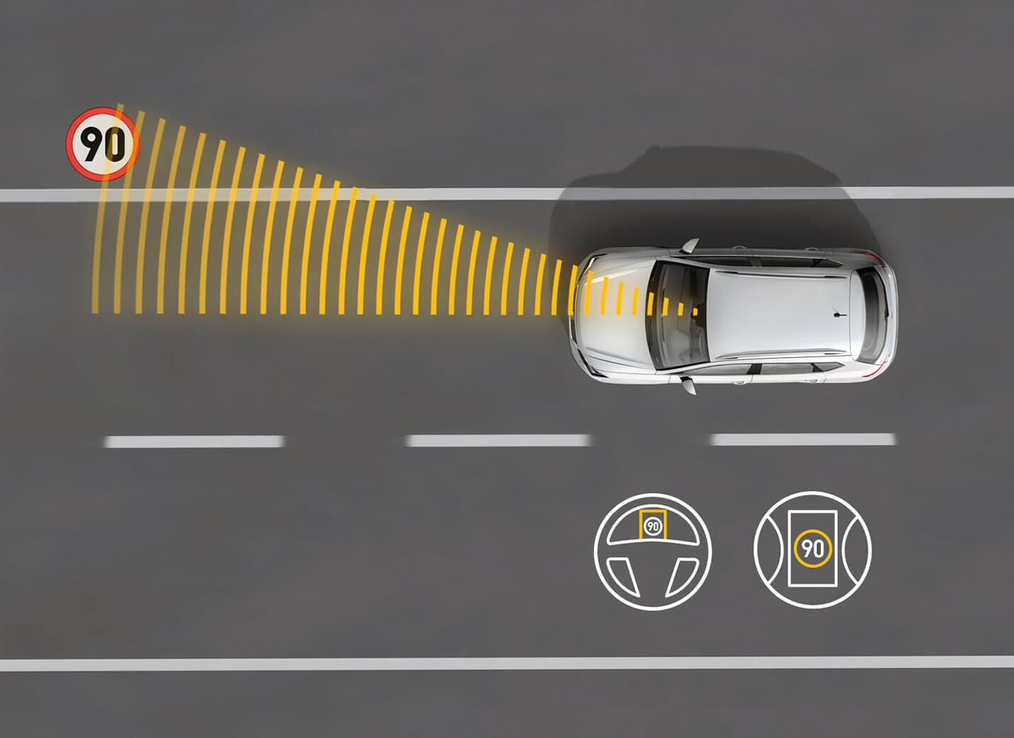 SEAT Ateca SUV traffic sign recognition