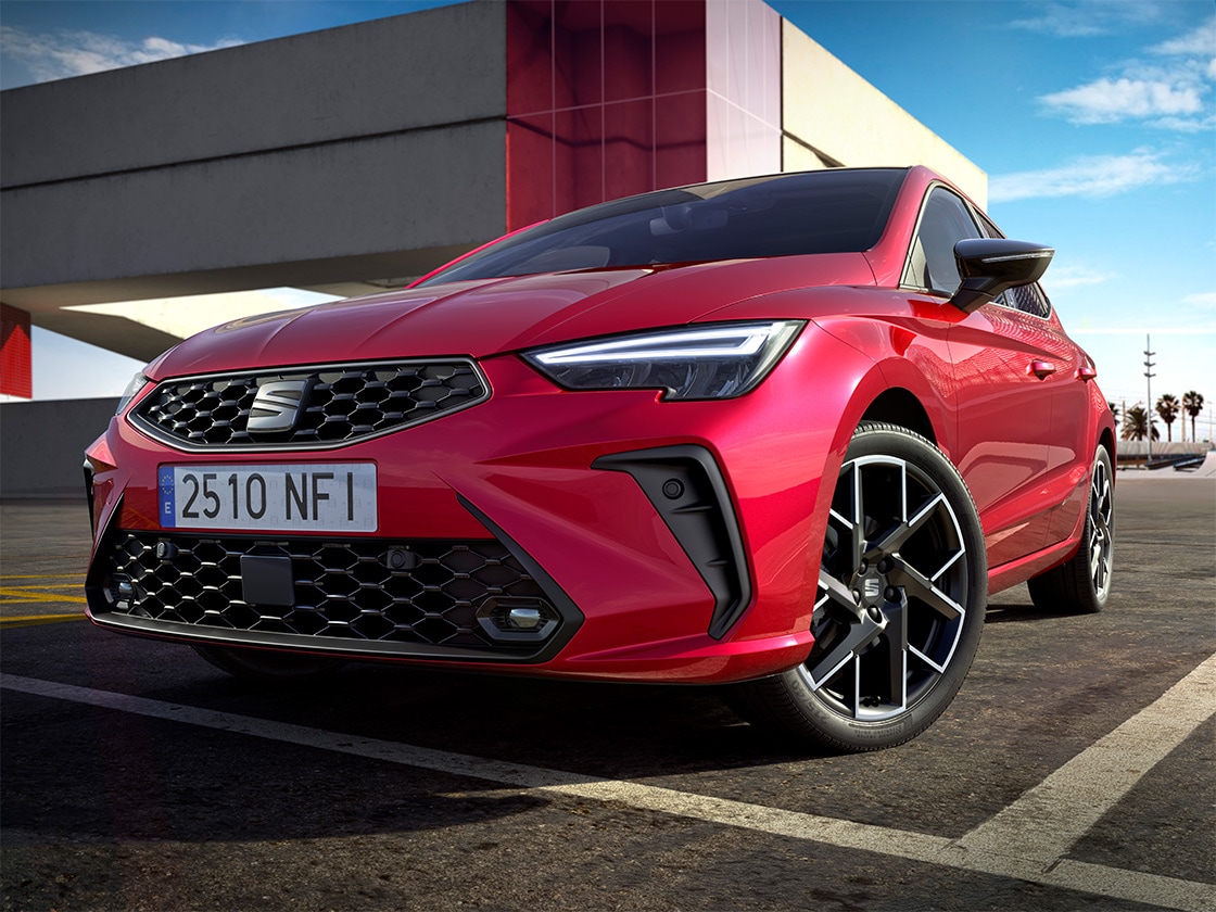 front bumper and full led details from the SEAT Ibiza