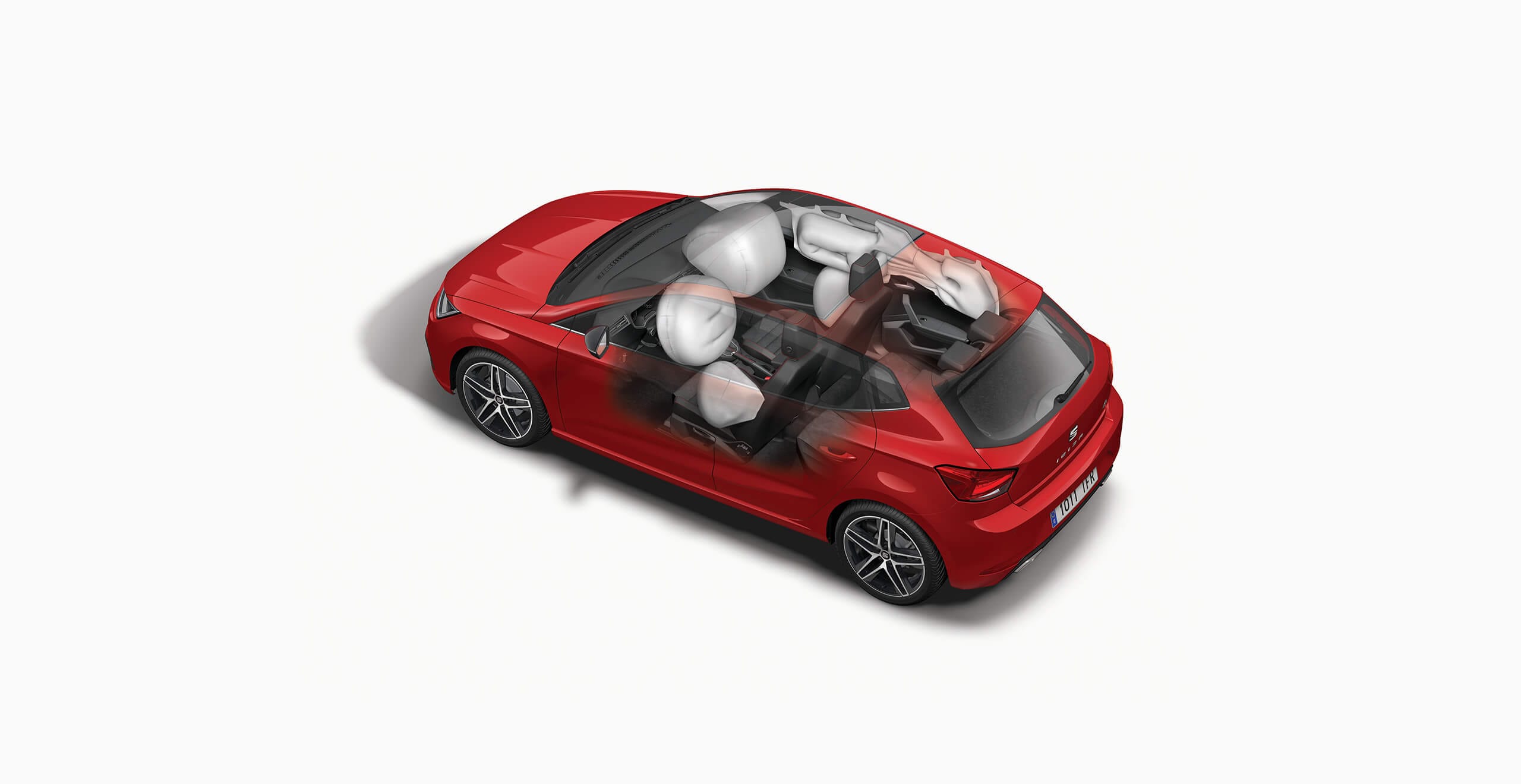 SEAT Ibiza detailed airbags