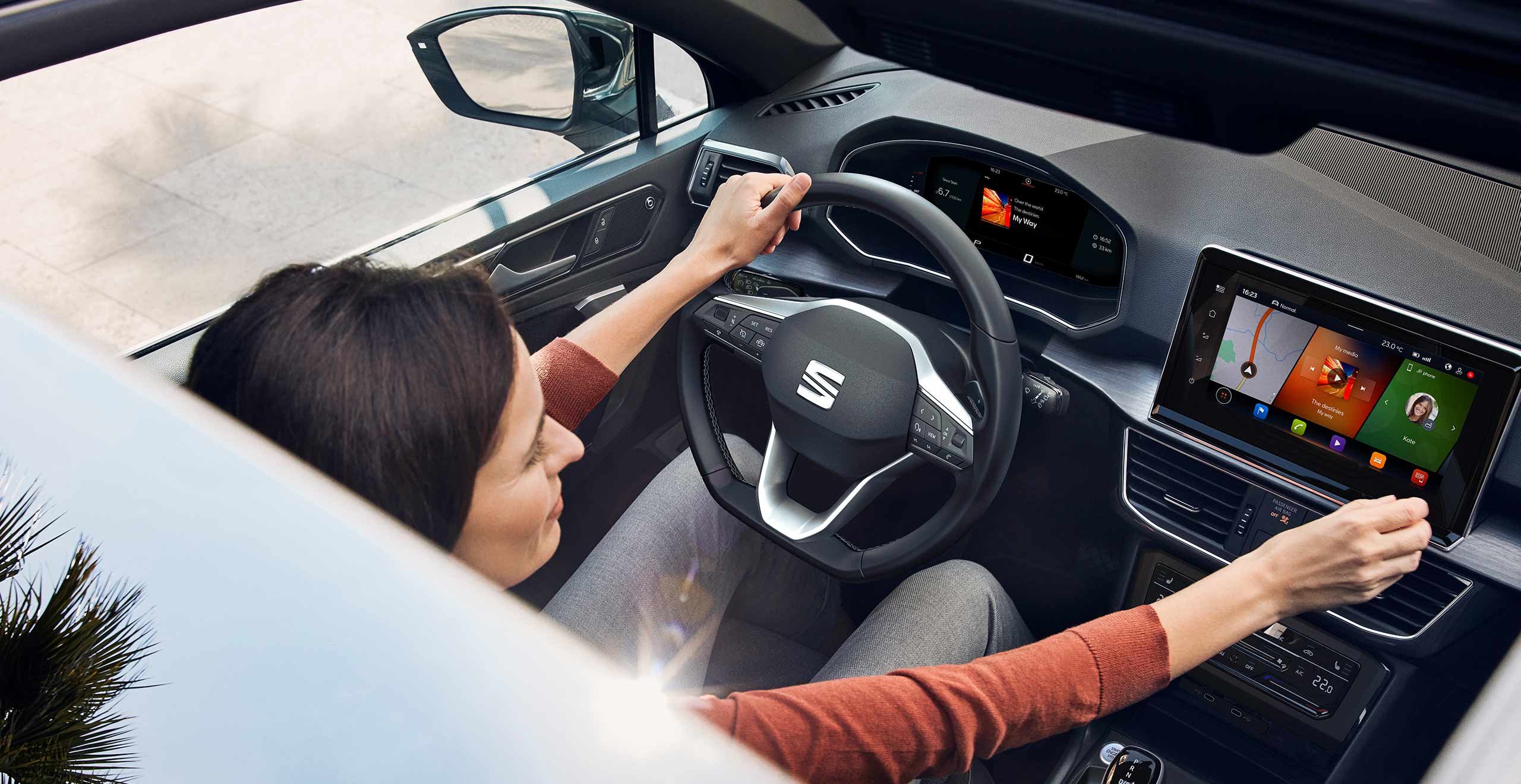 SEAT Tarraco digital cockpit interior view