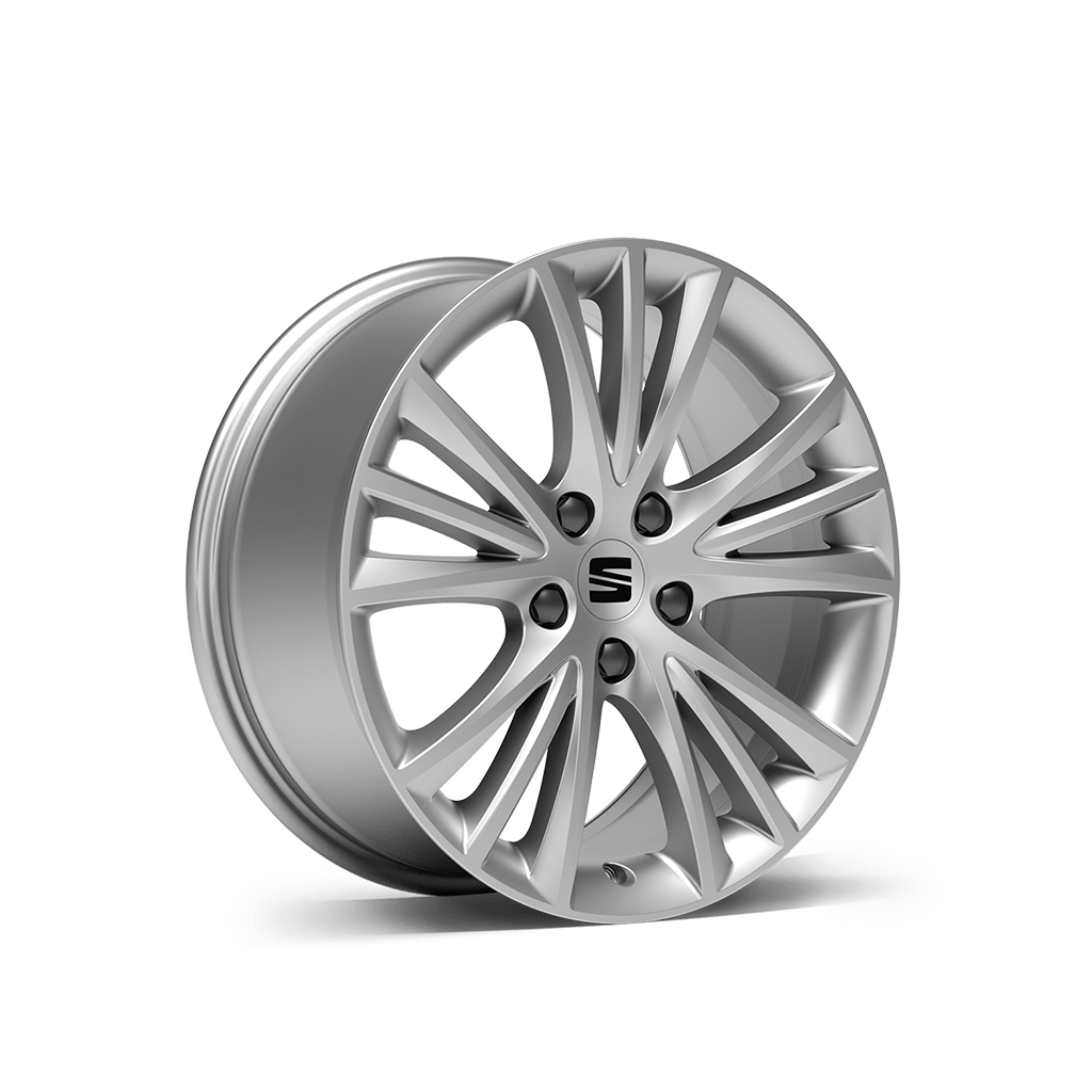Dynamic 17″ Brilliant Silver Alloy