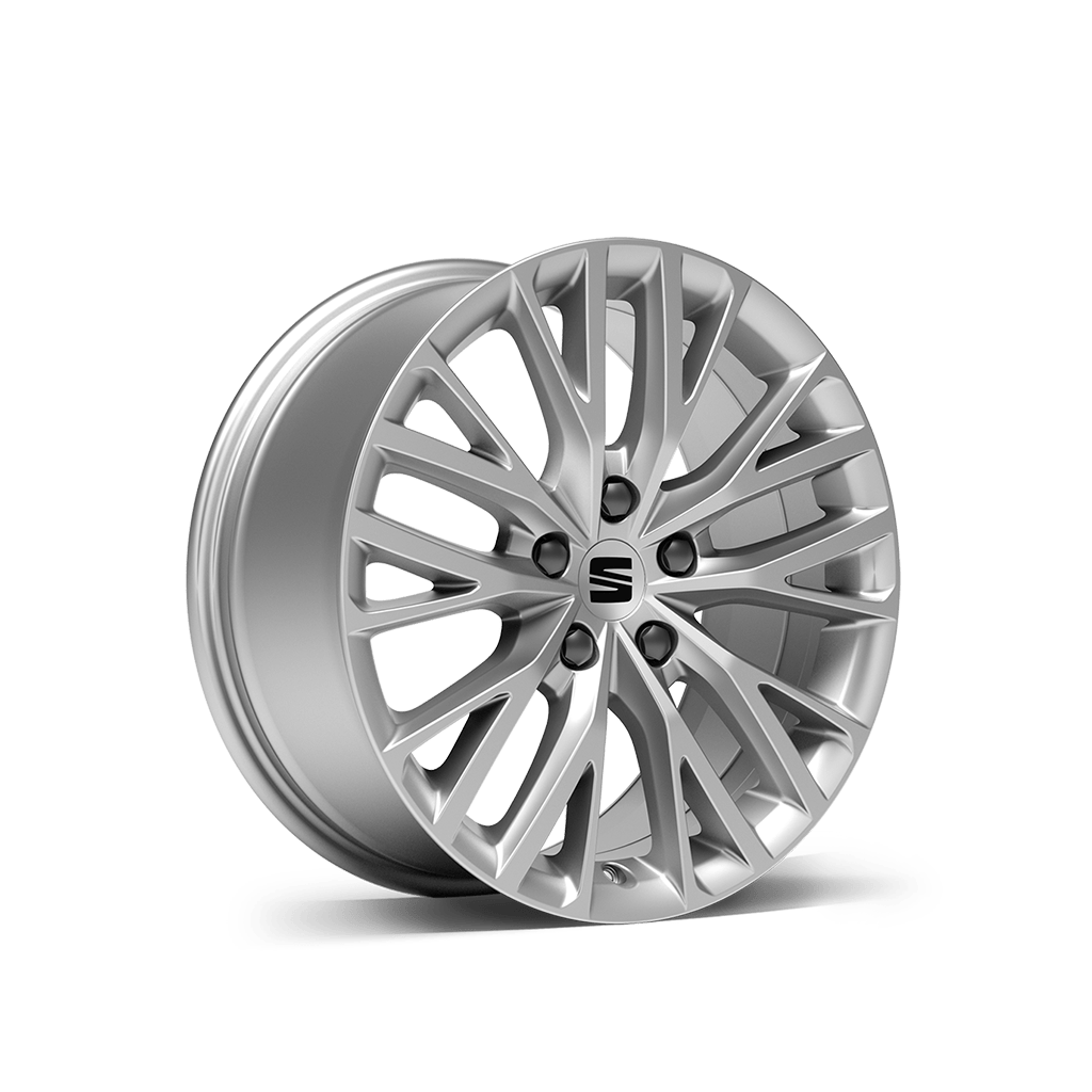 Dynamic 17″ Brilliant Silver Alloy