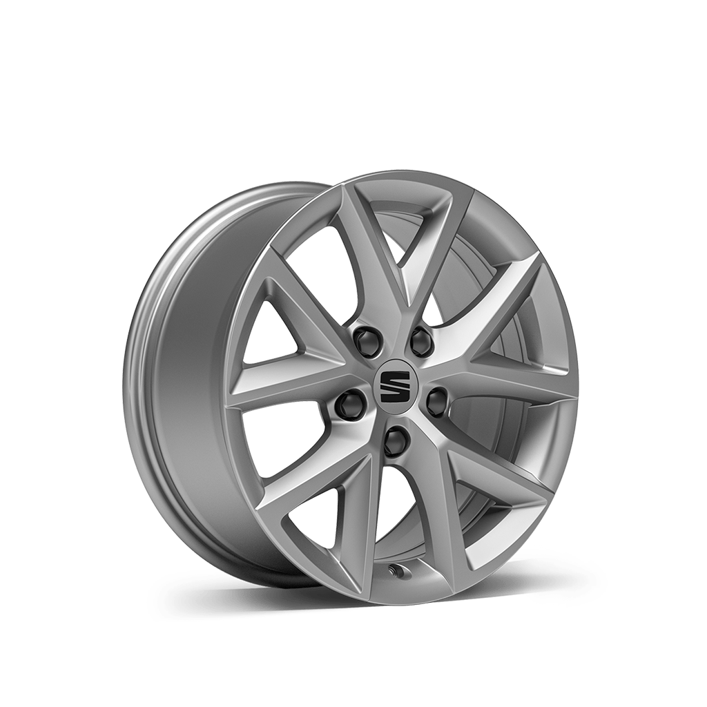 Design 16″ Brilliant Silver Alloy